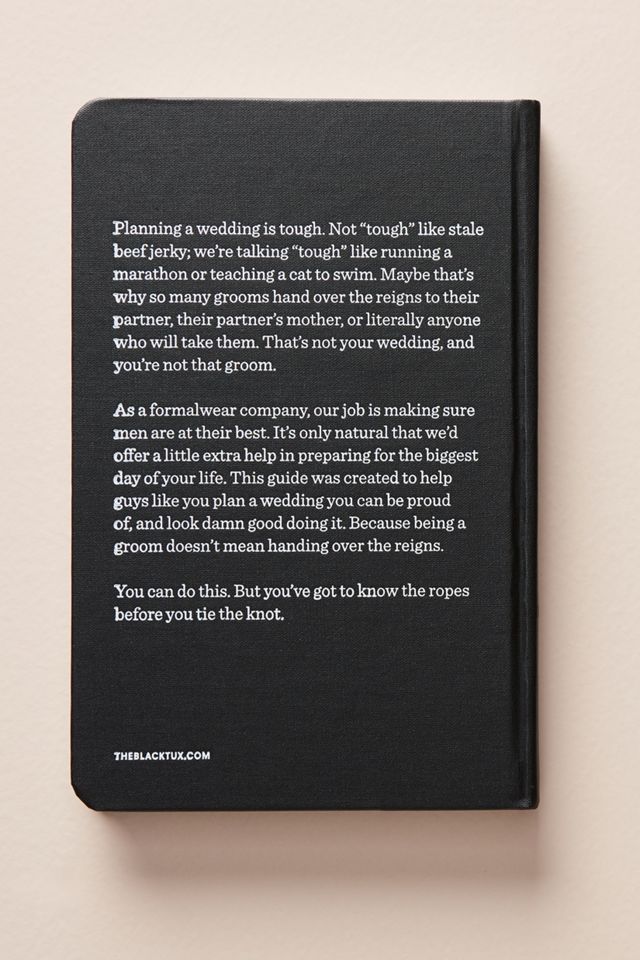 The Groom's Guide #1