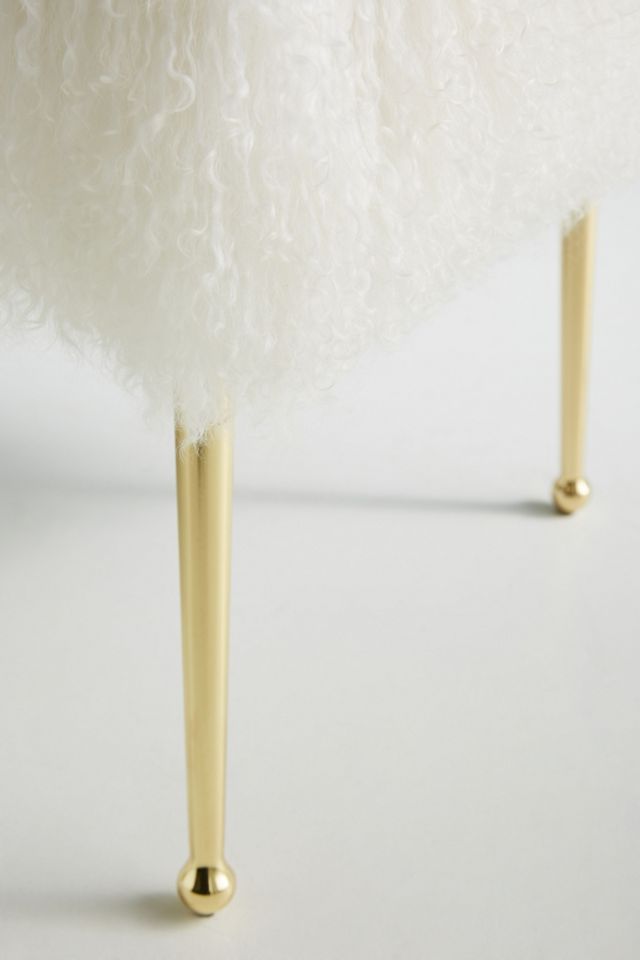 Luxe Wool Bench #1