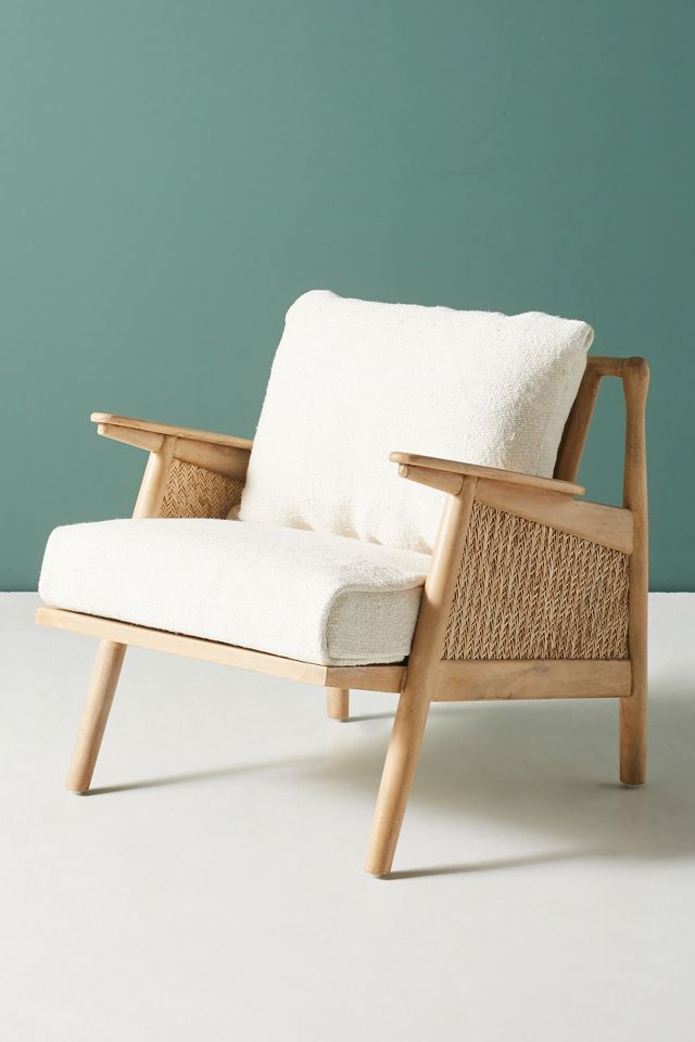 Anthropologie discount wicker chair