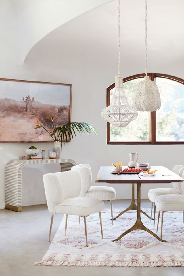 Long Macrame Pendant #4