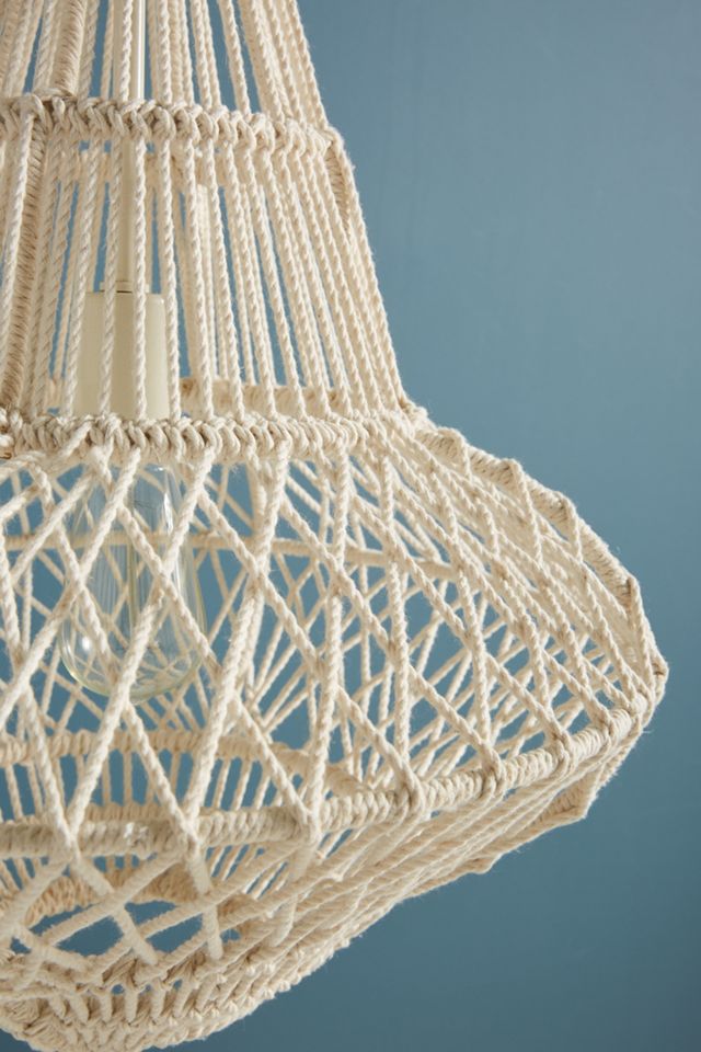 Long Macrame Pendant #1