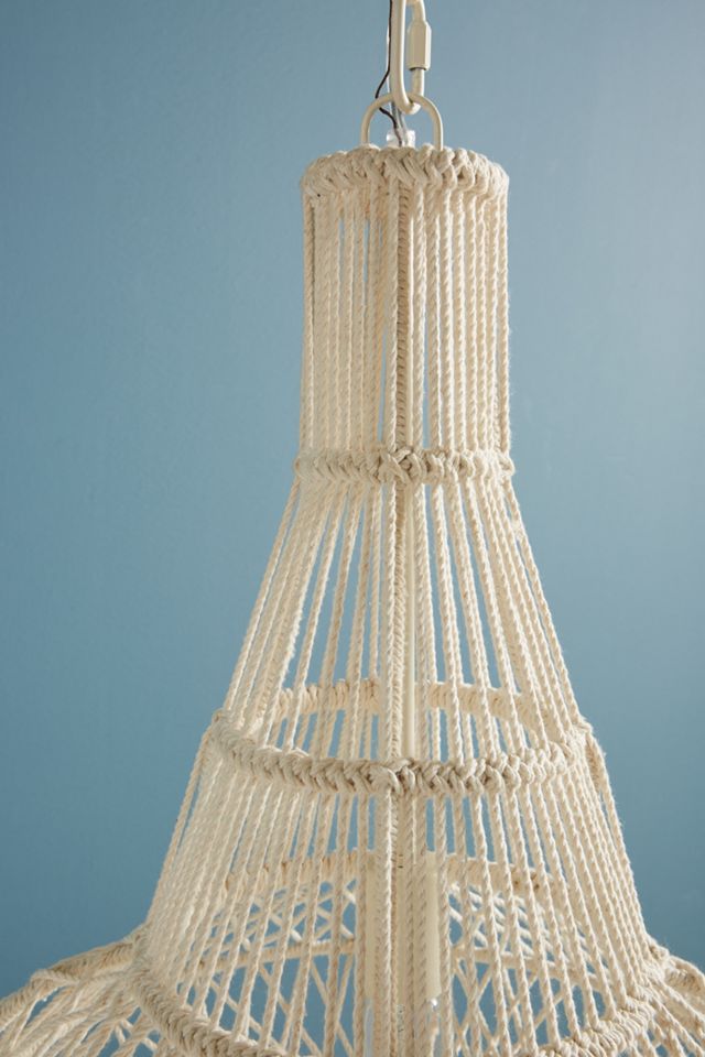 Long Macrame Pendant #2