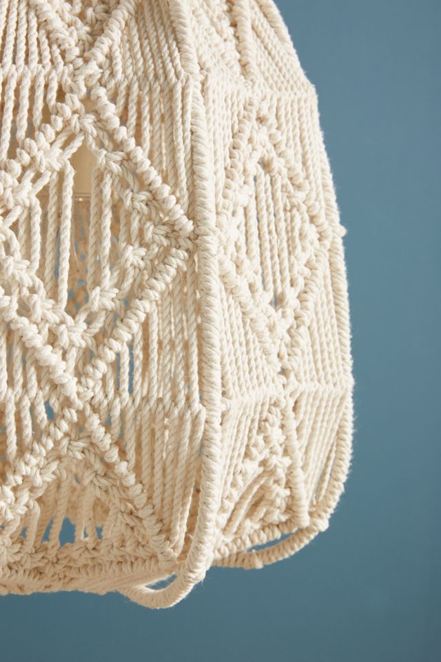 Macrame Bell Pendant #2