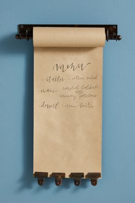 Kraft Paper Roll Holder + Clip Set