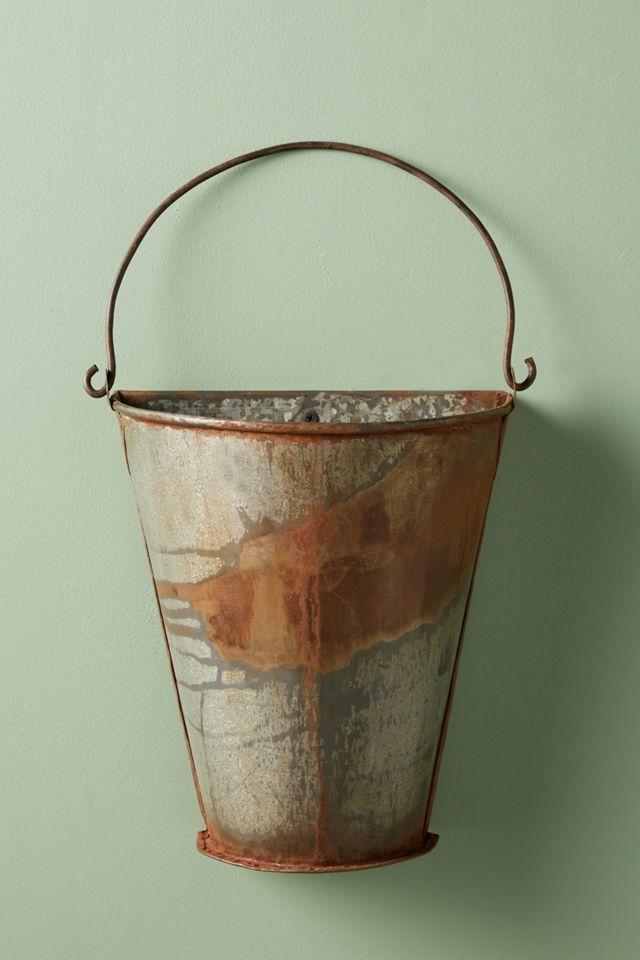 Galvanized Hanging Basket #1