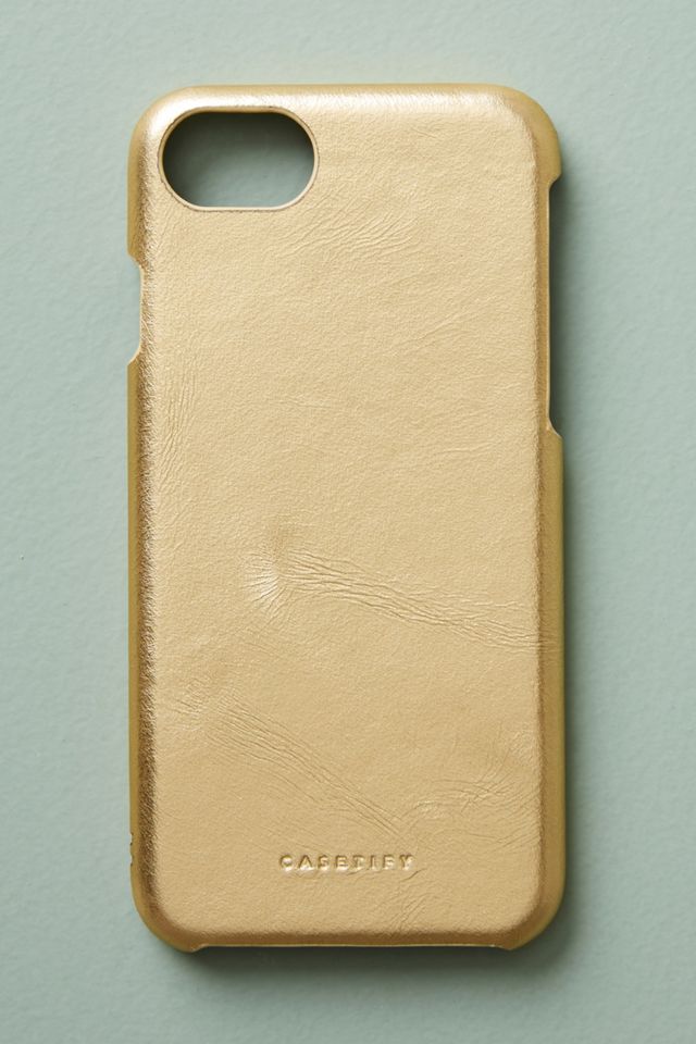 Casetify Gold Leather iPhone Case | AnthroHome