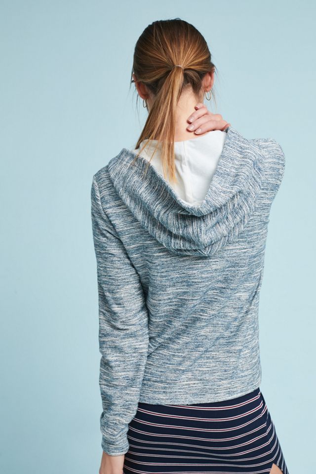 Hooded Tweed Moto Jacket #3