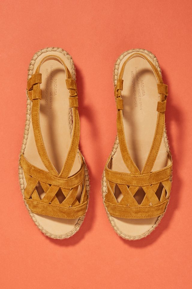 Naguisa Poal Wedge Sandals