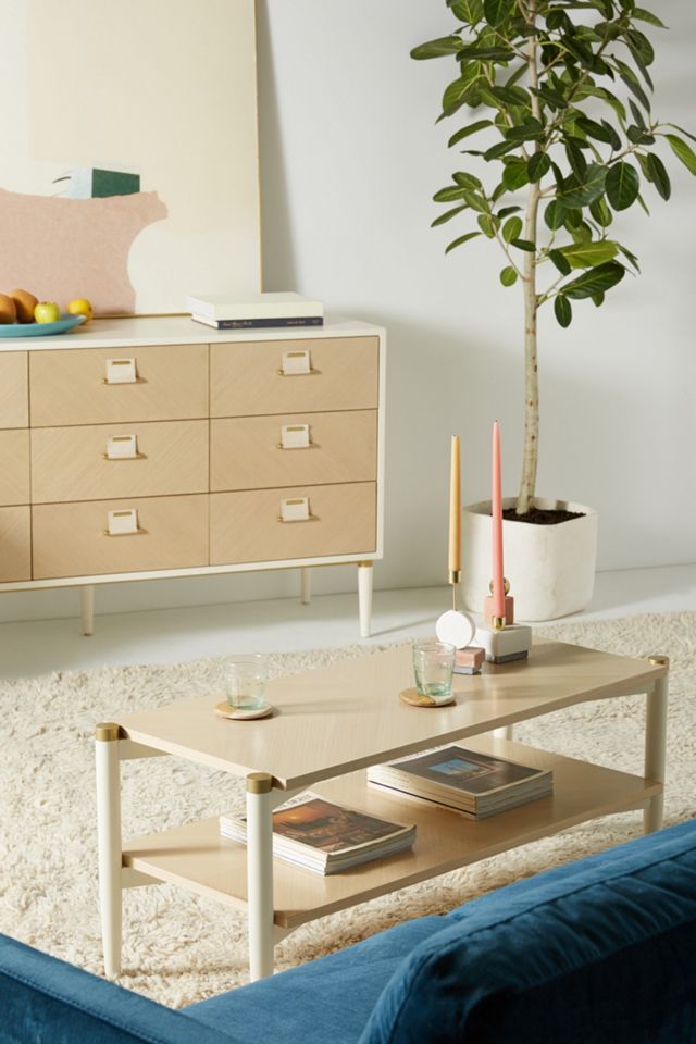 Geo-Marquetry Rectangular Coffee Table #5