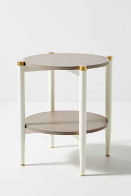 Geo-Marquetry Side Table
