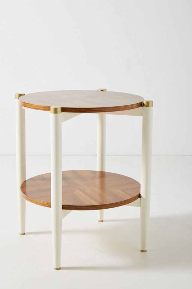 Geo-Marquetry Side Table #1