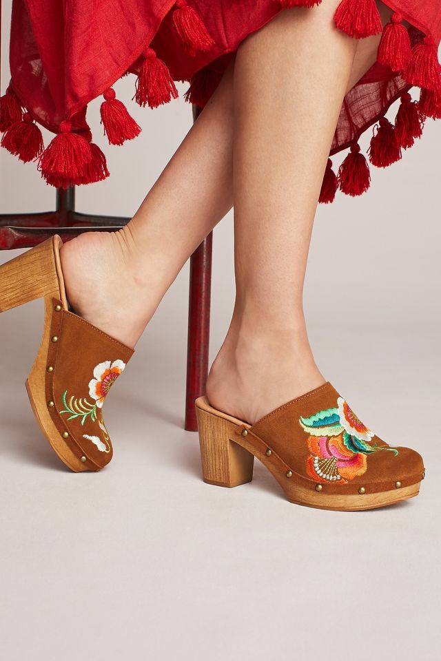 Anthropologie clogs best sale