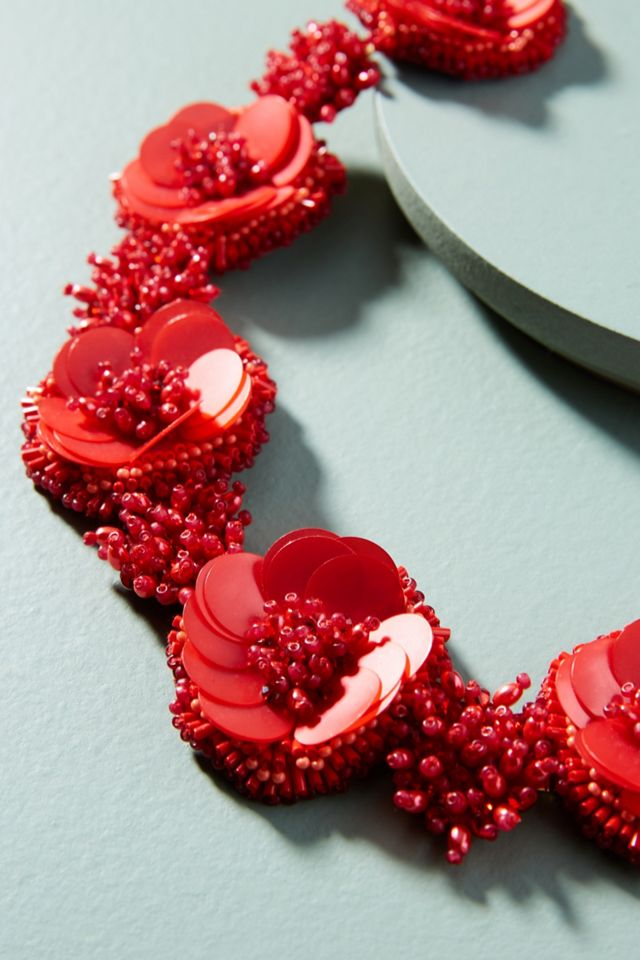 Marnie Floral Bib Necklace #1