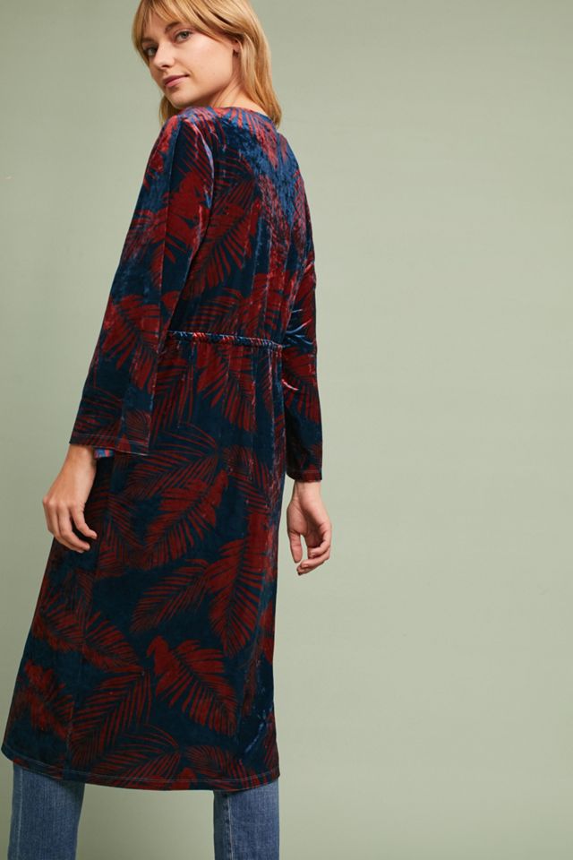 Palm Velvet Kimono #3