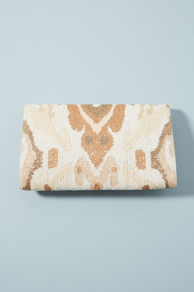 Holiday Beaded Envelope Clutch #1