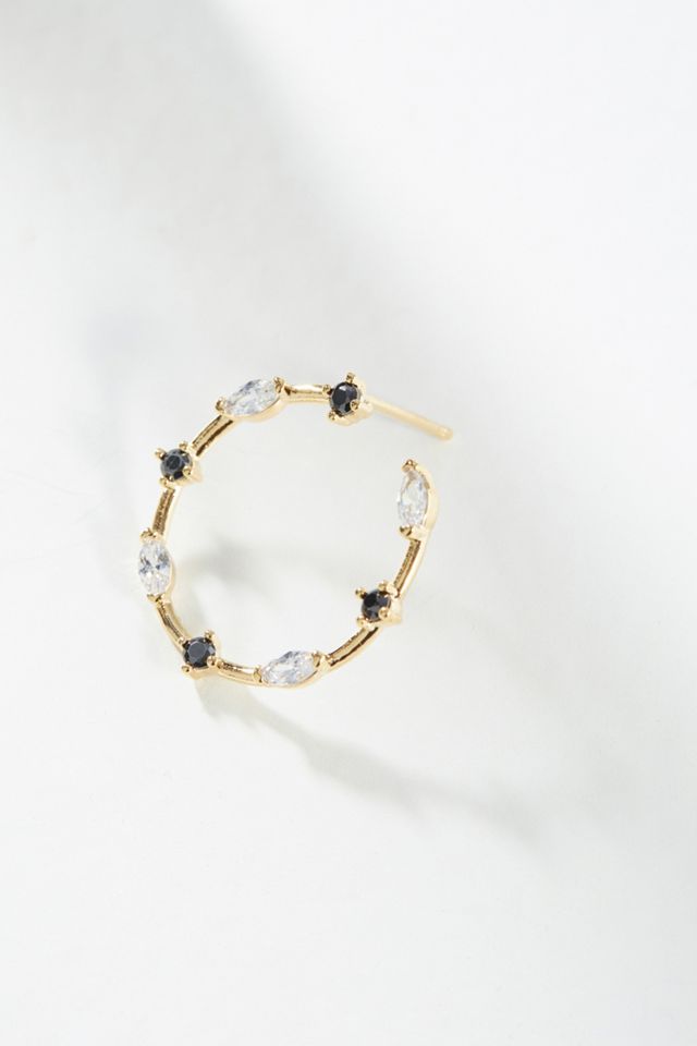 Hooped Post Earrings #1