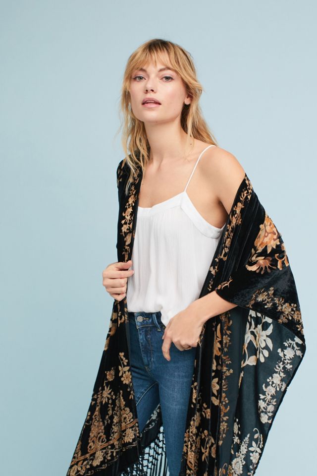 Stevie Velvet Kimono #1