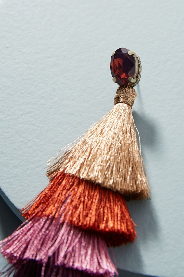 Jasmine Tassel Drop Earrings #1
