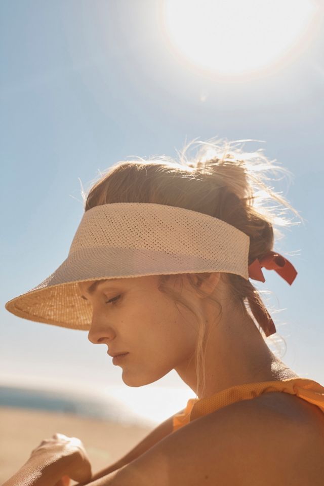 Vanessa Suede-Tied Visor #3