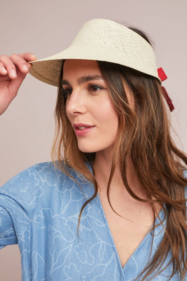 Vanessa Suede-Tied Visor #1