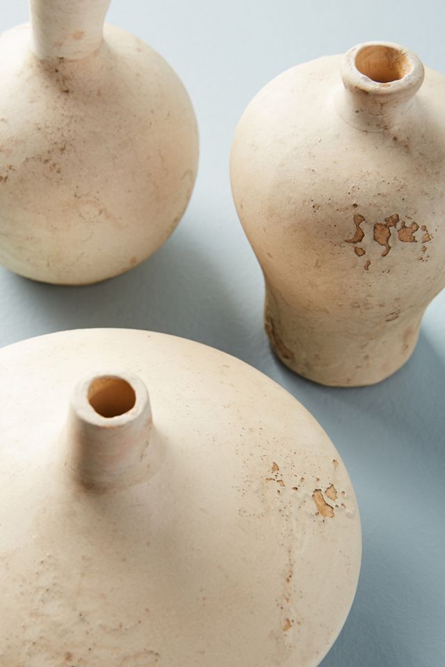Speckled Terracotta Vase Set #1