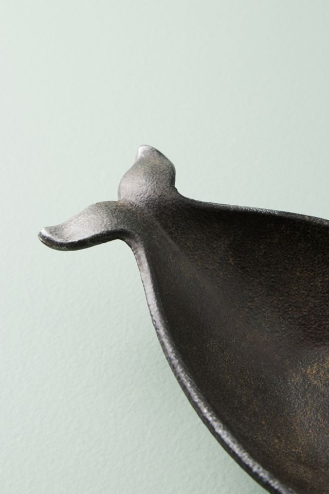 Cast Iron Whale Trinket Dish #1