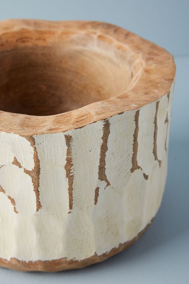 Etched Wood Bowl #4