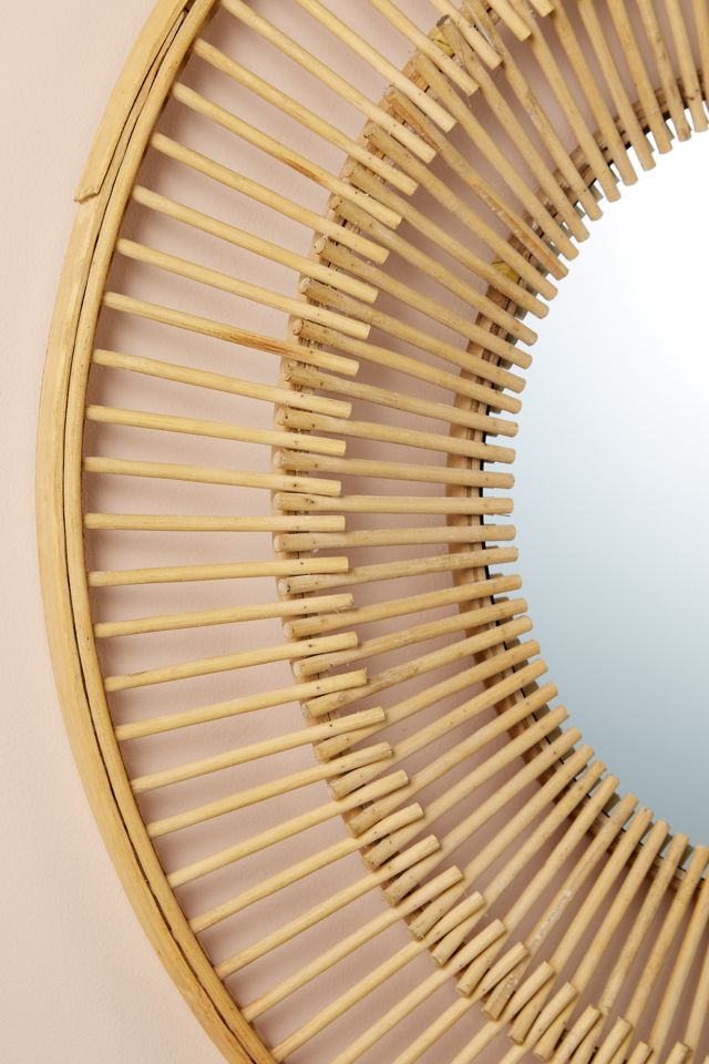 Rattan Frame Mirror #2