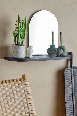 Bloomingville Annlie Curved Shelf Mirror