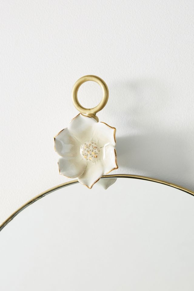 Paige Ceramic Flower Mirror #2
