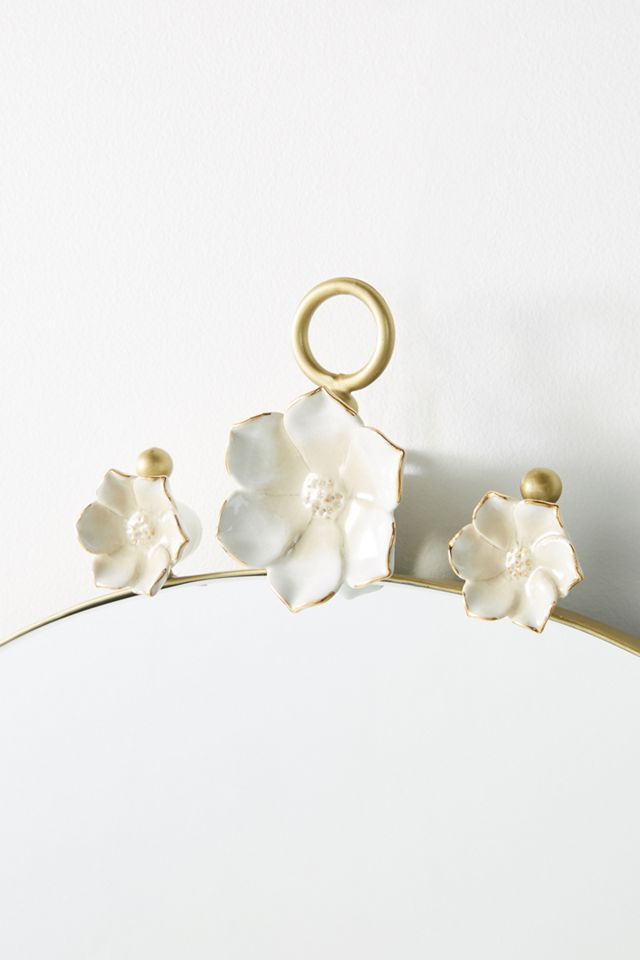Paige Ceramic Flower Mirror #4
