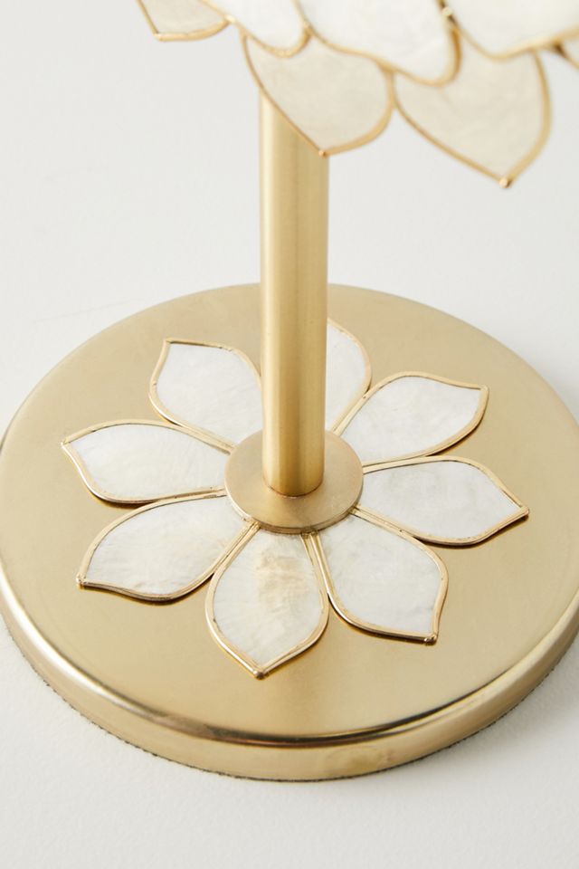 Penny Ombre Capiz Vanity Mirror #1