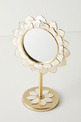 Penny Ombre Capiz Vanity Mirror