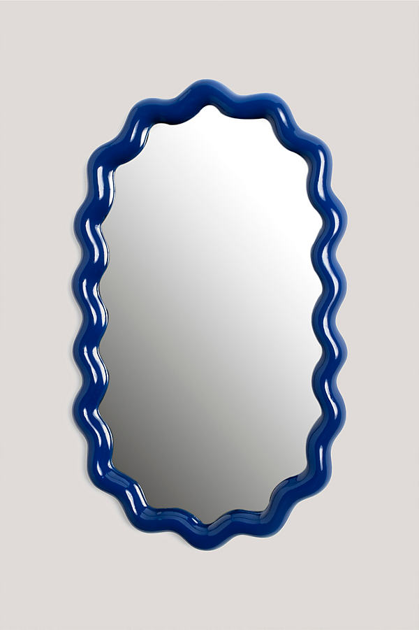 Zig-Zag Polyresin Mirror