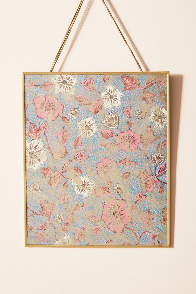 Floral-Painted Mirror #5