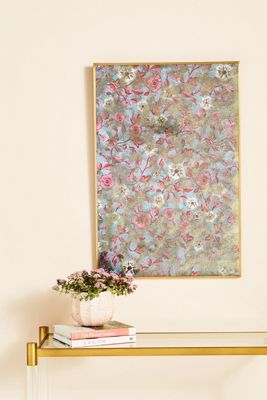 Floral-Painted Mirror