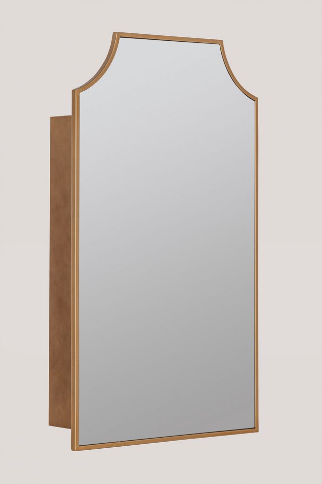 Simone Mirrored Metal Bathroom Wall Cabinet | Stylish Storage