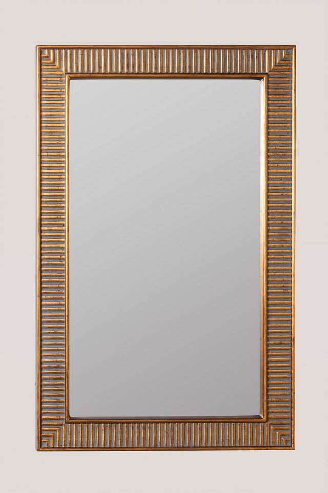 Abbott Antique Gold Resin Mirrored Bathroom Wall Cabinet #1