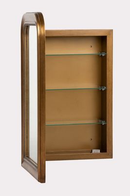 Sepik Arched Mirrored Bathroom Wall Cabinet