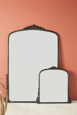 Anthropologie Gleaming Primrose Mirror In Black