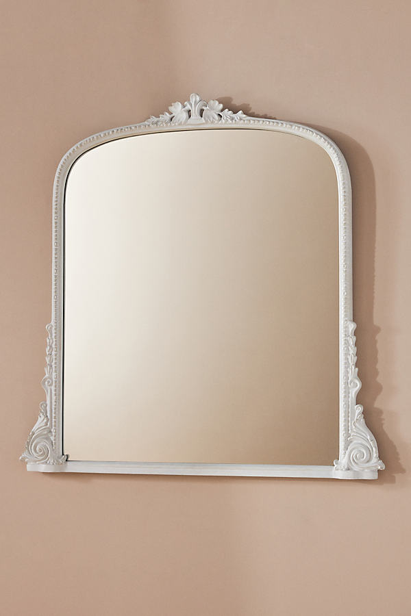 Anthropologie Gleaming Primrose Mirror In White