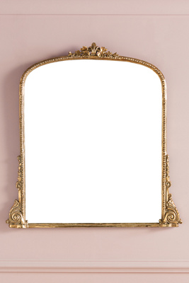 Anthropologie Gleaming Primrose Mirror In Gold