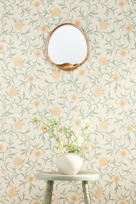 Verne Bird Petite Round Gallery Wall Mirror