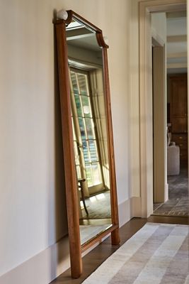 Perry Wooden Stone Mirror