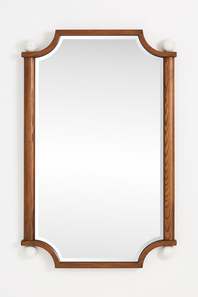 Perry Wooden Stone Mirror #2