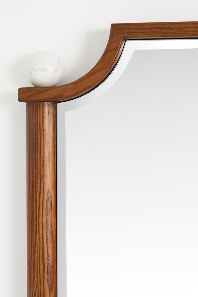 Perry Wooden Stone Mirror #3