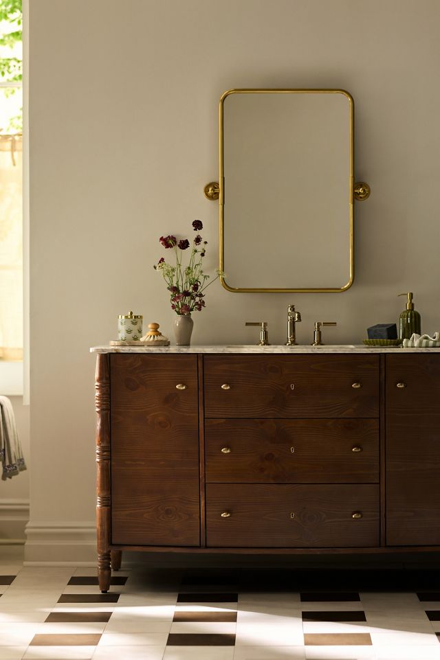 Burnish Brass Mirror #3