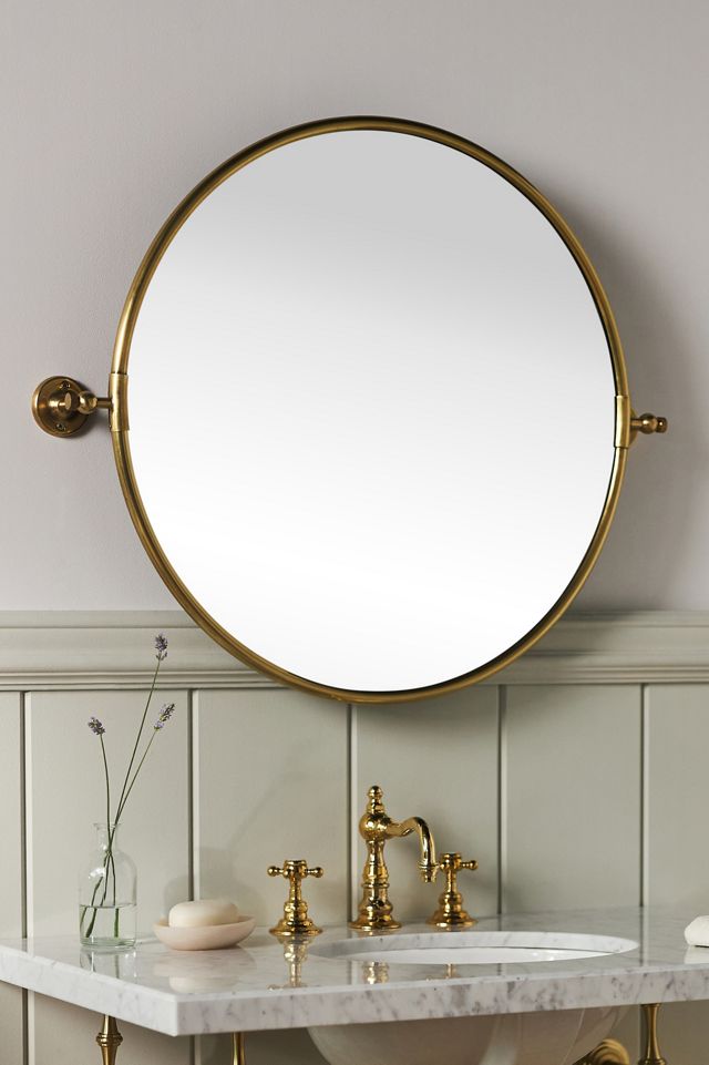 Burnish Brass Mirror #3