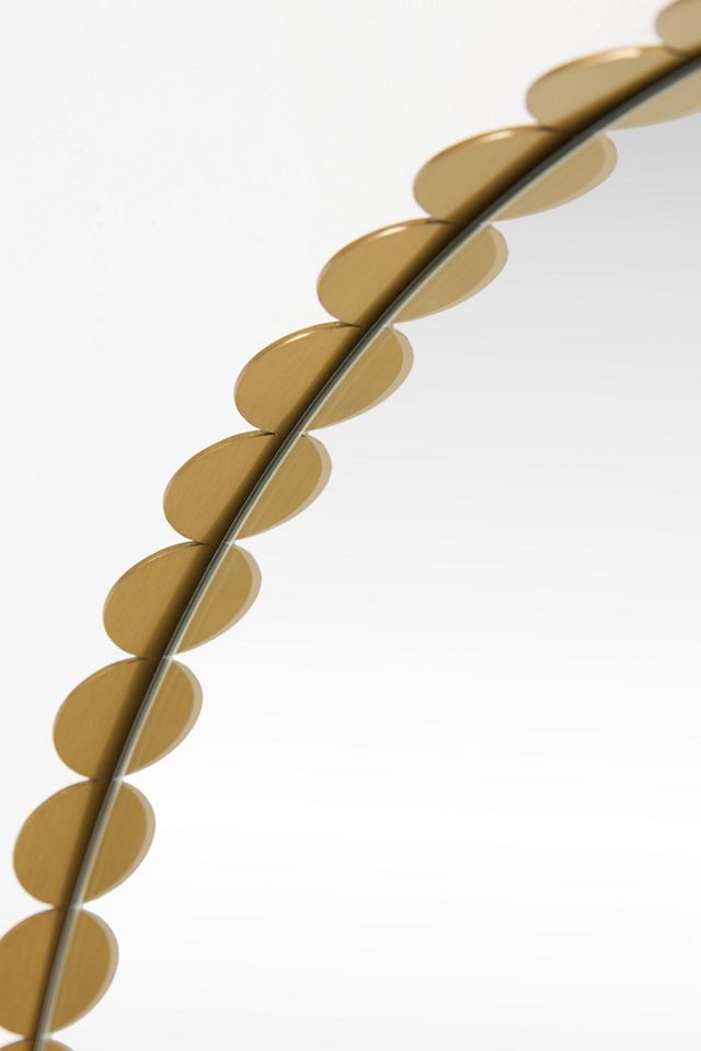 Jules Scalloped Metal Mirror #3