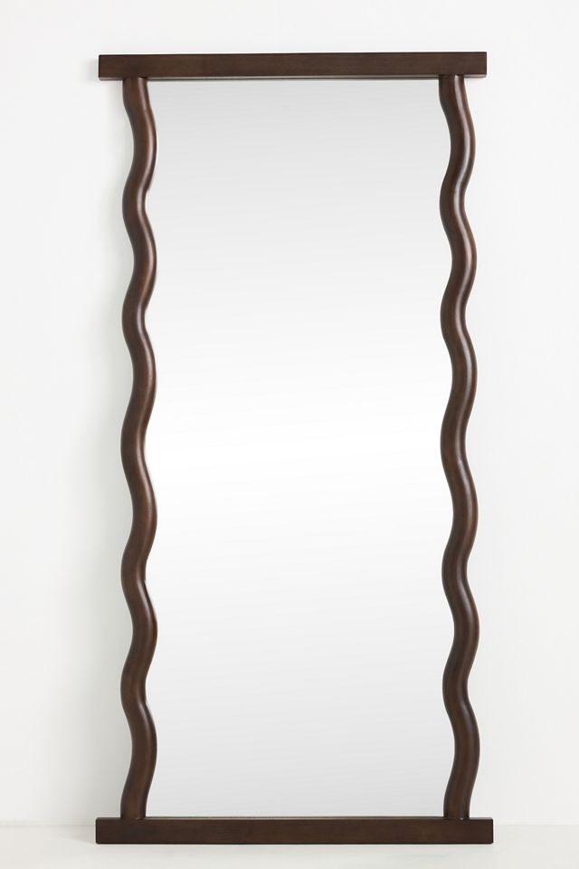 Livia Scalloped Wooden Mirror #1